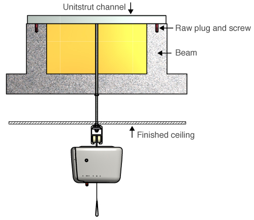 Ceiling Hoist Fixings and Considerations